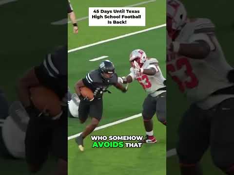 Posting 1 play every day until Texas High School Football is back! 45 Days left!
