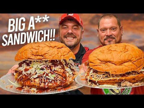 Shorty's Undefeated BBQ Sandwich Challenge in Arkansas w/ @DaGarbageDisposal