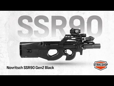 Страйкбольний пістолет-кулемет Novritsch SSR90 Gen2 Black (33006)