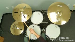 Video thumbnail for Zildjian 18" A Custom EFX Crash by Denver Percussion