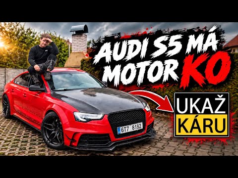 Audi S5 z UKAŽ KÁRU má špony v olej. filtru! Je motor KO?