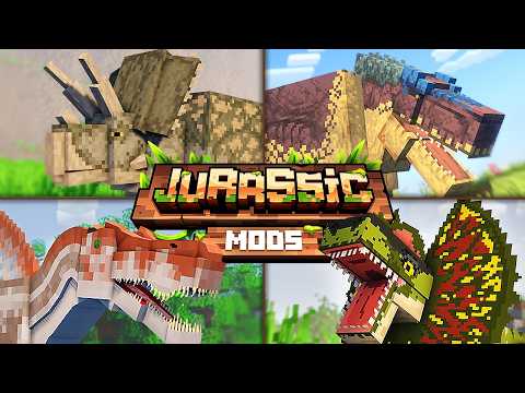 30+ Prehistoric Dinosaur Mods For Minecraft | Forge 1.20.1+
