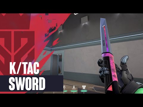 Ktac Sword (Ktac Knife) Skin Showcase - Valorant Battlepass Skins