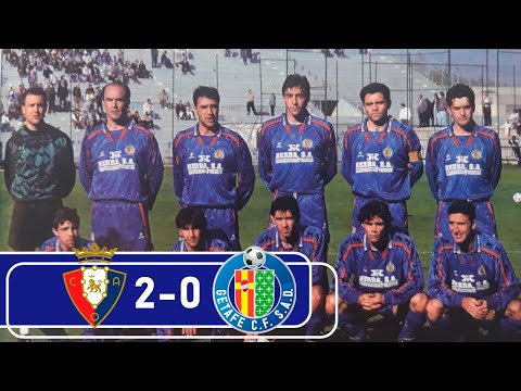 Resumen Osasuna 2-0 Getafe , LaLiga2 1994/95