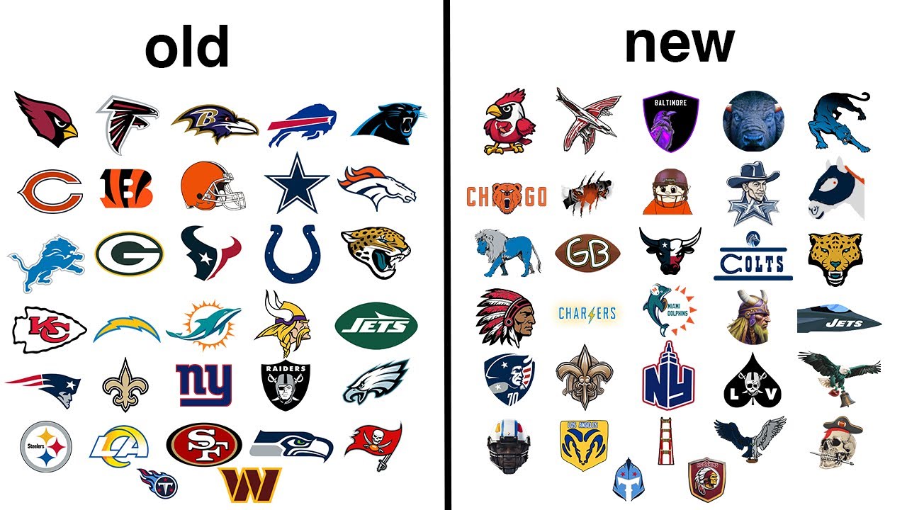 I Redesigned the NFL’s Most Hated Logos