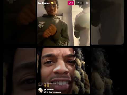 C BLU AND NESTY DAG ARGUING ON IG LIVE 🤣💀🔫