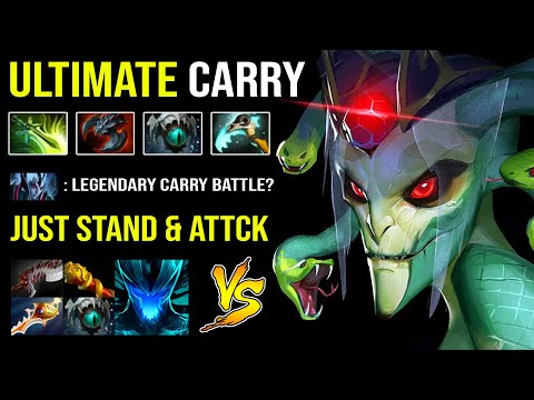 ULTIMATE 7.28 SPLIT SHOT Medusa Just Stand & Hit Vs Rapier Max Slotted Terrorblade DotA 2
