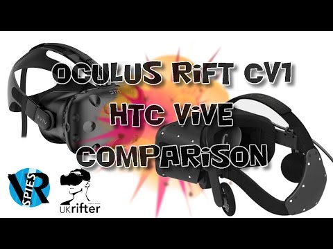 HTC Vive & Oculus Rift CV1 DETAILED Comparison by UKRifter of VRSpies