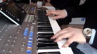 Rasmus Seebach - For sidste gang - cover on Yamaha Tyros 4