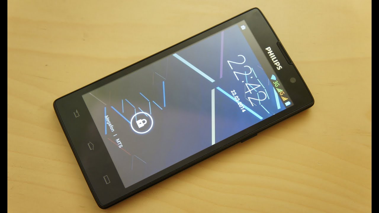 Смартфон Philips W3500 Xenium Dual Sim 4Gb Black