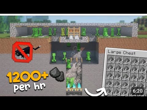 Insane Minecraft Creeper Farm 1.20 - 1900+ Gunpowder/Hour