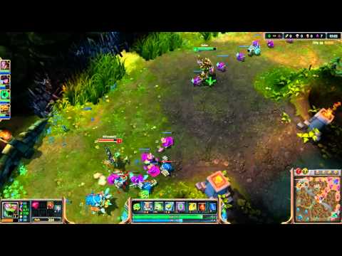 League of Legends gameplay Maokai First Blood