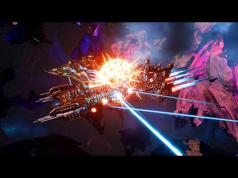 TAU Protector Fleet vs Space Marines! - 1v1 Multiplayer Gameplay, Battlefleet Gothic Armada 2