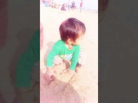 My Son First Vlog - Playing in Beach - Boy at Beach