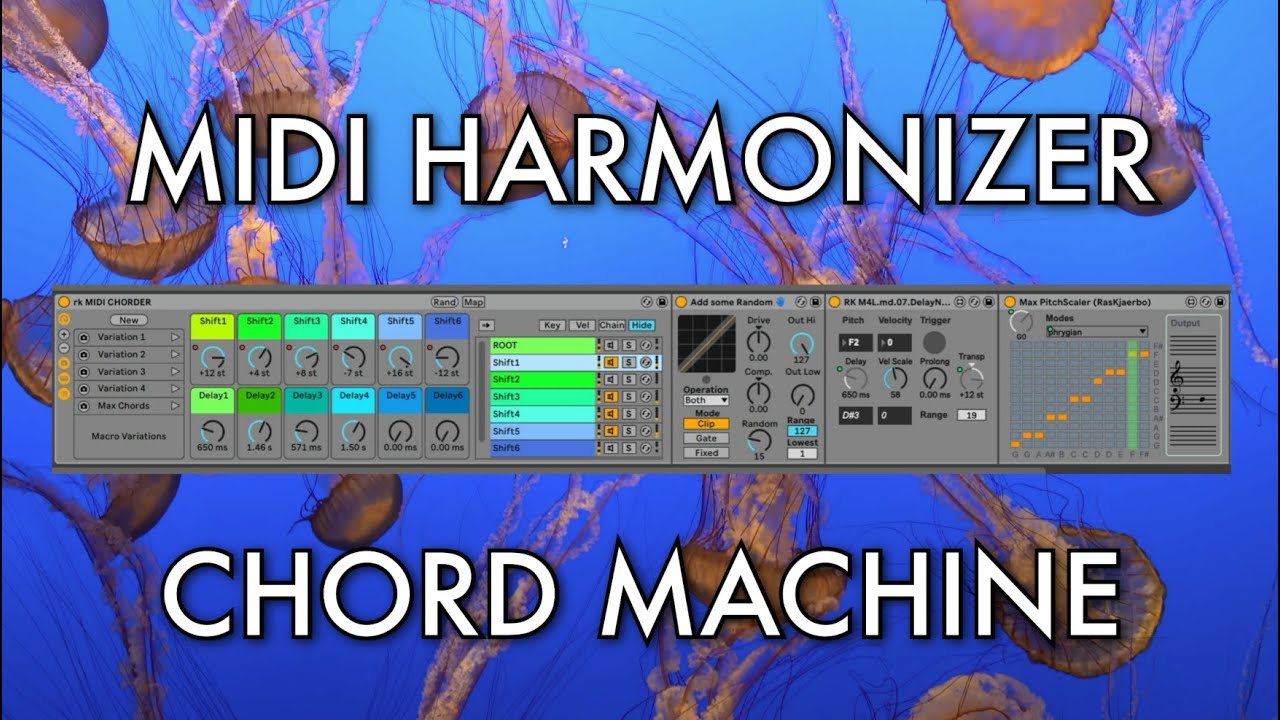 Building a MIDI Harmonizer with Ras Kjærbo - Rumkraft music production tutorial video