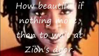 Lauryn Hill   to Zion lyrics low
