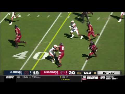 2020 USC vs Auburn - Dakereon Joyner 14 Yd Run