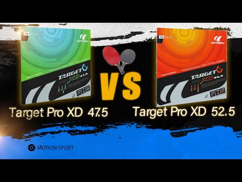 Target Pro XD 52.5 vs target47.5(Comparison of #tabletennis   #racketsports  tops)#pingpong