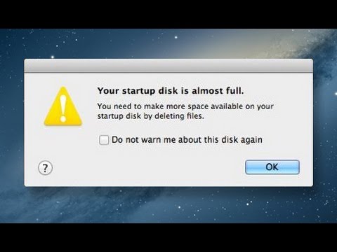 Your Startup Disk Is Almost Full On Mac/Apple - How To Fix