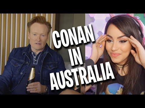 Bunny REACTS to Conan Learns Australian Slang