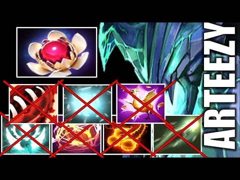 Lotus Orb Disable All Spell Pro Outworld Destroyer by Arteezy Rank Gameplay Dota 2