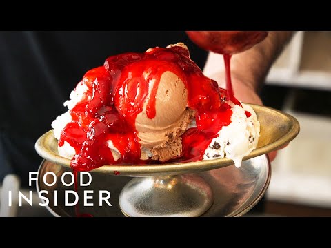 94-Year-Old Ice Cream Shop Makes The Best Sundaes In NYC | Legendary Eats Video