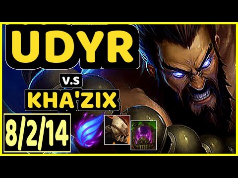 REVOLTA (UDYR) vs KHA'ZIX - 8/2/14 KDA JUNGLE GAMEPLAY - BR Ranked DIAMOND