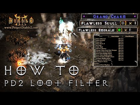 How to set up a loot filter in Project Diablo 2 - Diablo 2 mini guide 2020