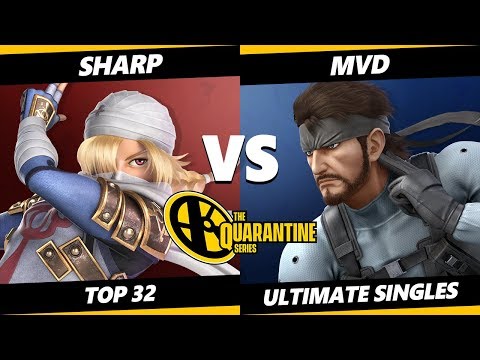 The Quarantine Series Top 32 - Sharp (Sheik, Joker) Vs. MVD (Snake) Smash Ultimate - SSBU