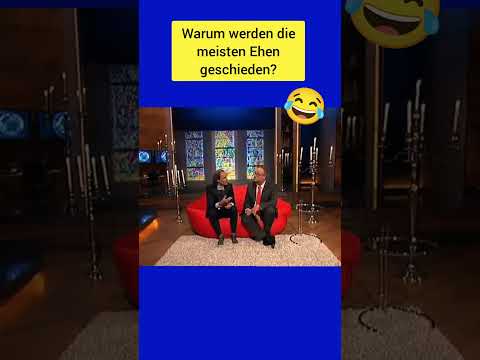 Warum werden die meisten Ehen geschieden? 😂 (Olaf Schubert)