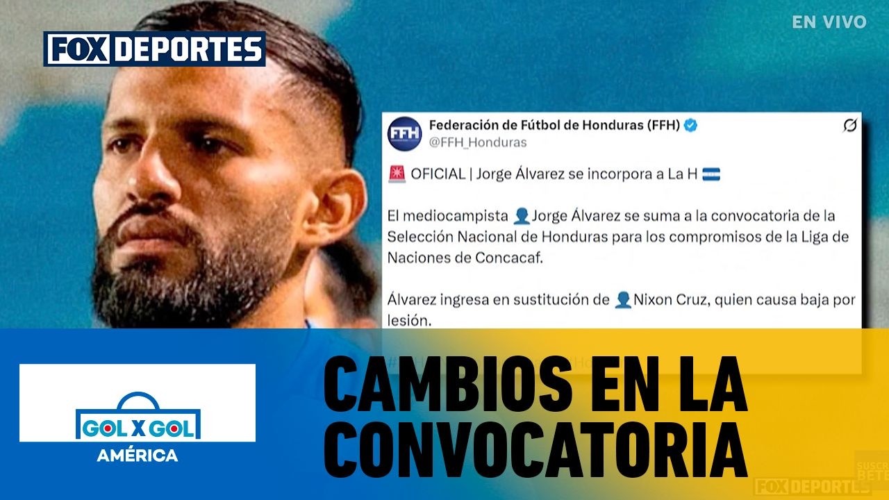 SELECCIÓN HONDUREÑA | Cambios en la convocatoria para Nations League | GolXGol