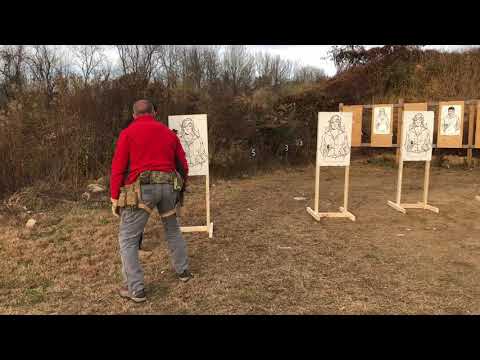 Handgun drill with instructor Chris Caracci 🇺🇸