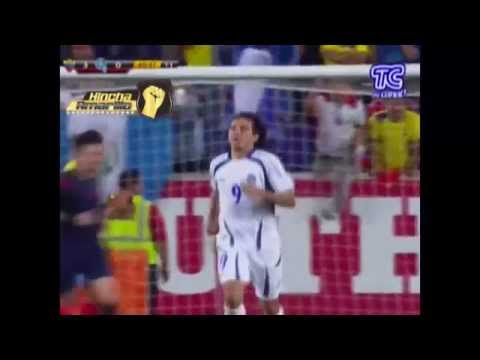 Gol Ecuador 3 - 1 El Salvador