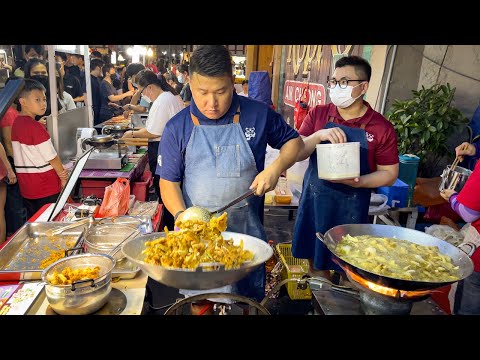 Jonker Street Night Market - comida de rua em Melacca, Malásia