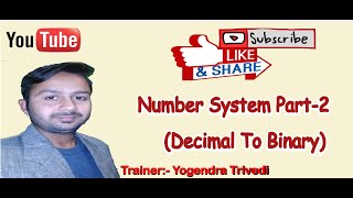 Download the video "Number System PART-2. (Decimal To Binary)"