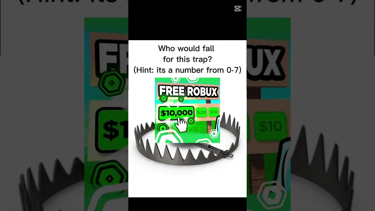 Who would fall for this trap?🤔🤨