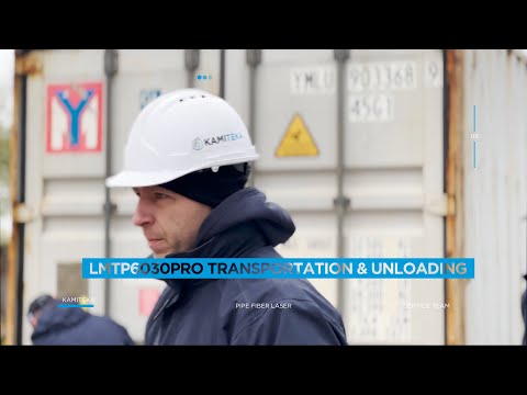 LMTP6030 Pipe Fiber Laser Machine Transportation & Unloading - Handled With Utmost Care