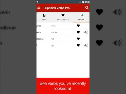 Spanish Verb Conjugator Video