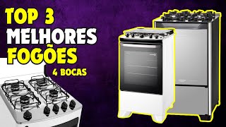 Os MAIS MODERNOS de 2024! Top 3 Melhores fogões de 4 bocas.