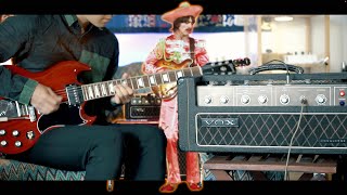 Video thumbnail for My First Vintage Gear! Vox Conqueror Amp DEMO (AC30 Comparison) with the Beatles MASHUP by Taka Honda Guitar & Music