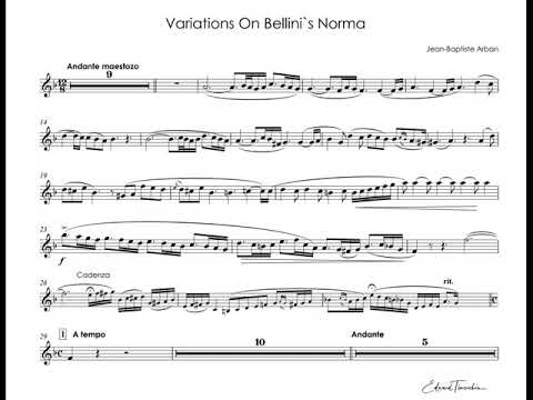 Arban, Jean - Baptiste - Variations Norma Bellini - Alison Balsom trumpet C