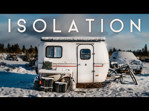 SNOW STORM ISOLATION // OFF-GRID 13ft Scamp Trailer