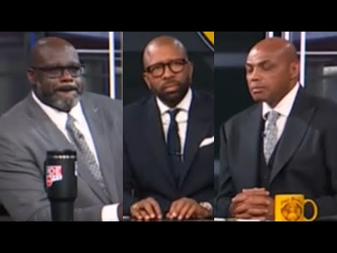 Shaq and Chuck reactions when this Terry Rozier stat came up after arrested 😂