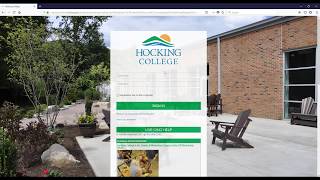 Hocking College Tutorial Series: Student Self Service - Accessing the Site