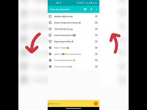 Lista de tarefas diárias