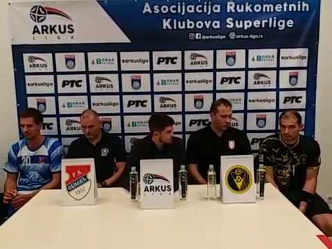 ARKUS liga 2. kolo / RK Obilić - RK Dinamo / Konferencija za medije