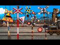 Railroad Crossings Playing In An Abandoned Amusement Park