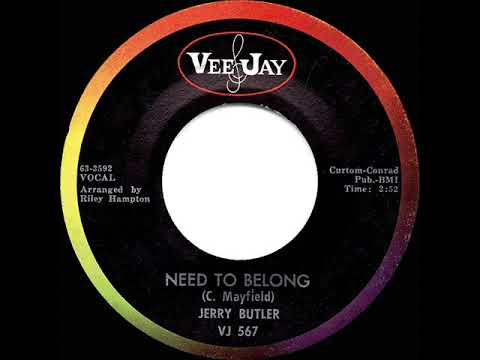1964 HITS ARCHIVE: Need To Belong - Jerry Butler