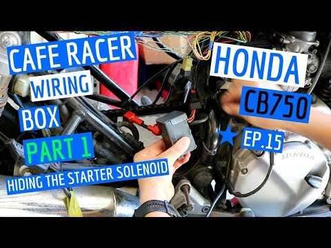 ★ Electronics Box to Hide Starter Solenoid ★ Making A Cafe Racer Ep.15 Video