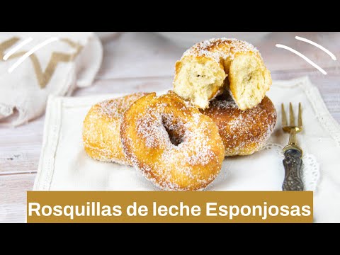Rosquillas de leche super jugosas